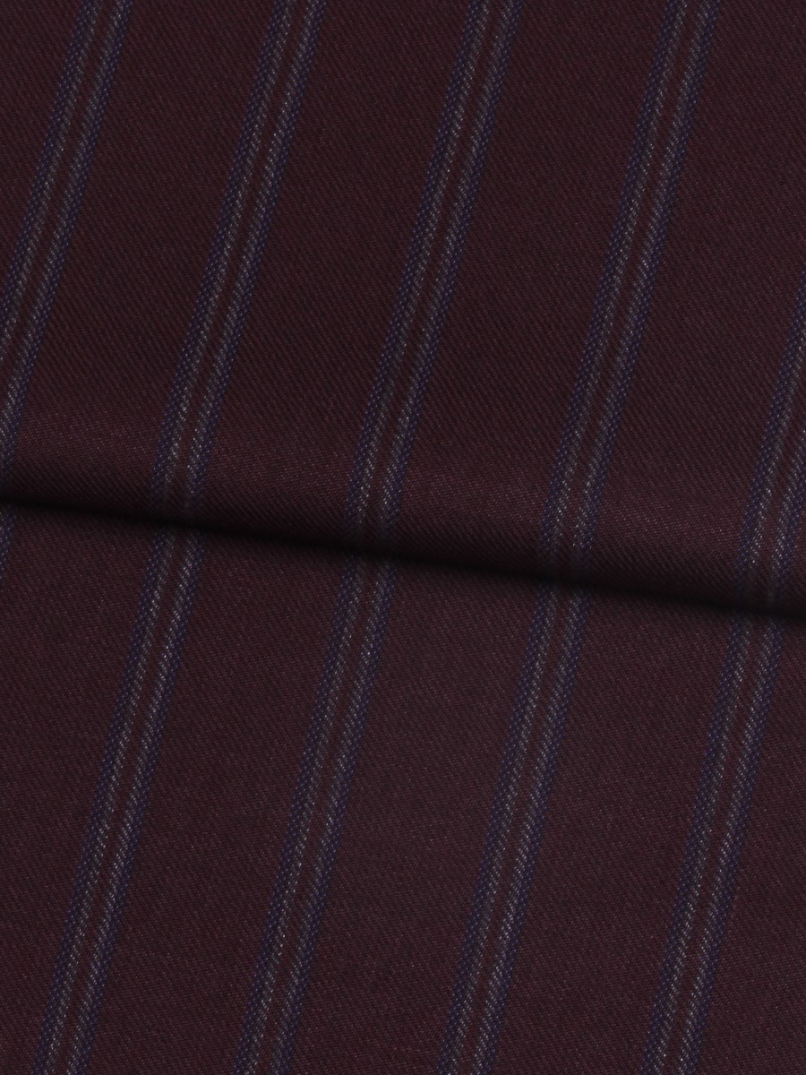 COCOA BROWN CHALK STRIPE SUIT